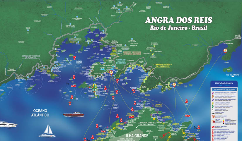 Mapa de Angra dos Reis